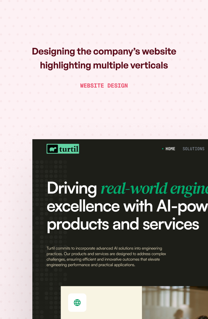 Turtil Website Design